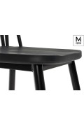 MODESTO krzesło TRAK czarne - polipropylen, metal - Modesto Design